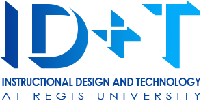 Instructional Design and Technology at Regis University Logo